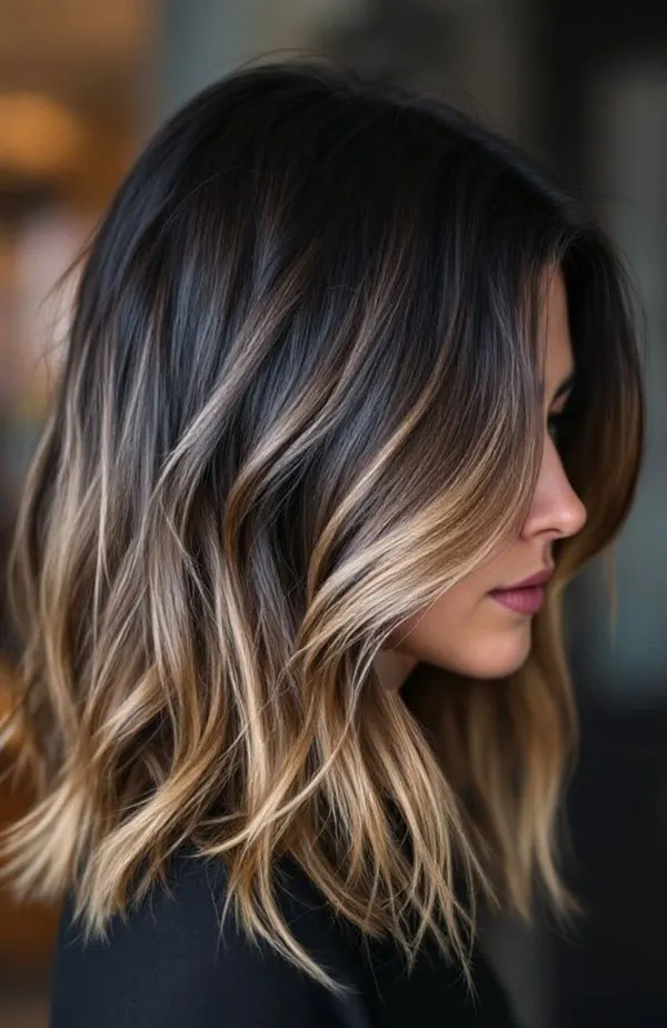 34 ایده رنگ مو سامبره زنانه؛ طبیعی، شیک و فوقالعاده لاکچری 11 Sombre hair color 10