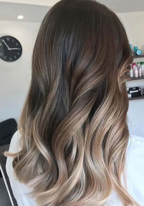 34 ایده رنگ مو سامبره زنانه؛ طبیعی، شیک و فوقالعاده لاکچری 19 Sombre hair color 15