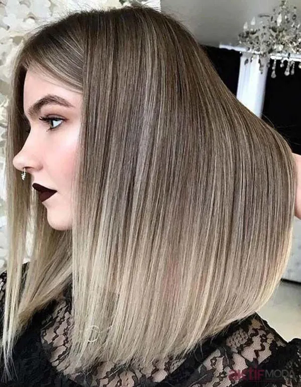 34 ایده رنگ مو سامبره زنانه؛ طبیعی، شیک و فوقالعاده لاکچری 18 Sombre hair color 16