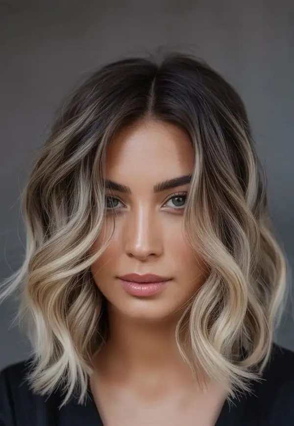 34 ایده رنگ مو سامبره زنانه؛ طبیعی، شیک و فوقالعاده لاکچری 27 Sombre hair color 23
