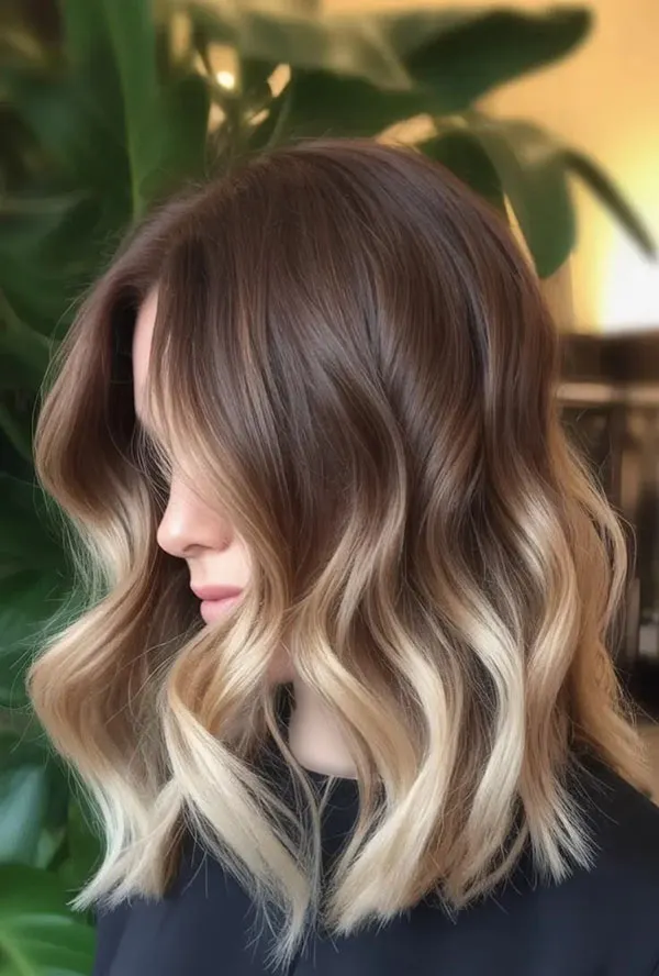 34 ایده رنگ مو سامبره زنانه؛ طبیعی، شیک و فوقالعاده لاکچری 26 Sombre hair color 25