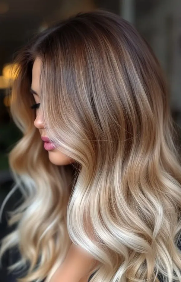 34 ایده رنگ مو سامبره زنانه؛ طبیعی، شیک و فوقالعاده لاکچری 29 Sombre hair color 27
