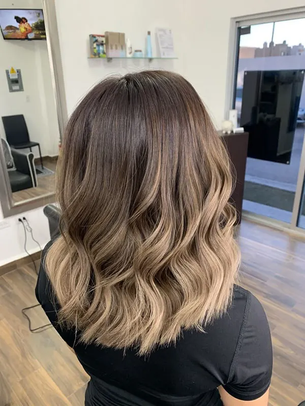 34 ایده رنگ مو سامبره زنانه؛ طبیعی، شیک و فوقالعاده لاکچری 9 Sombre hair color 5
