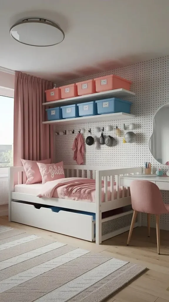 Sporty style bedroom decor for girls 20