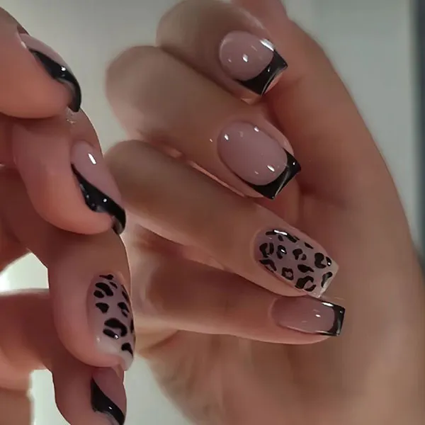 Square nail style for girls 16