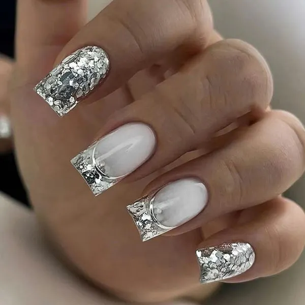 Square nail style for girls 17