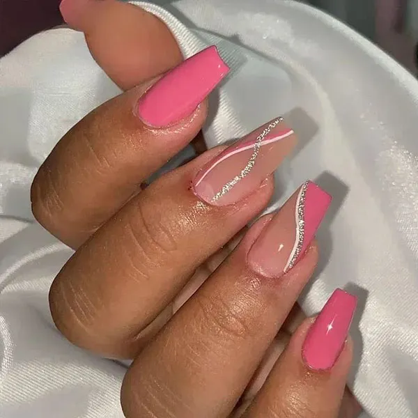 Square nail style for girls 2