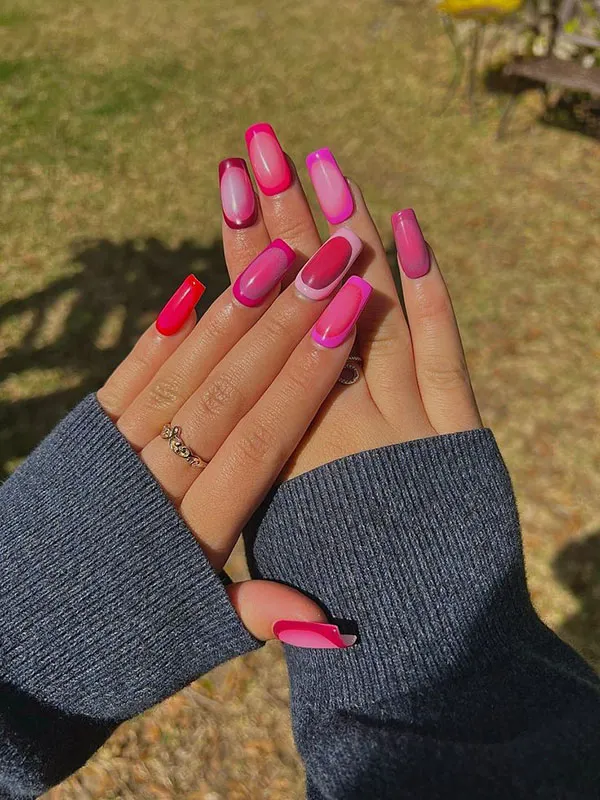 Square nail style for girls 25