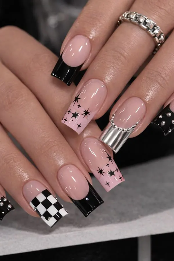 Square nail style for girls 31