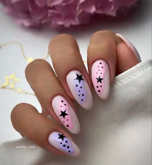 Star nail design 10