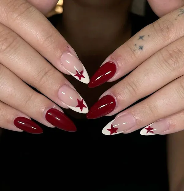Star nail design 19