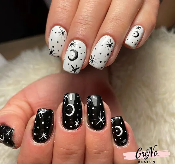 Star nail design 22
