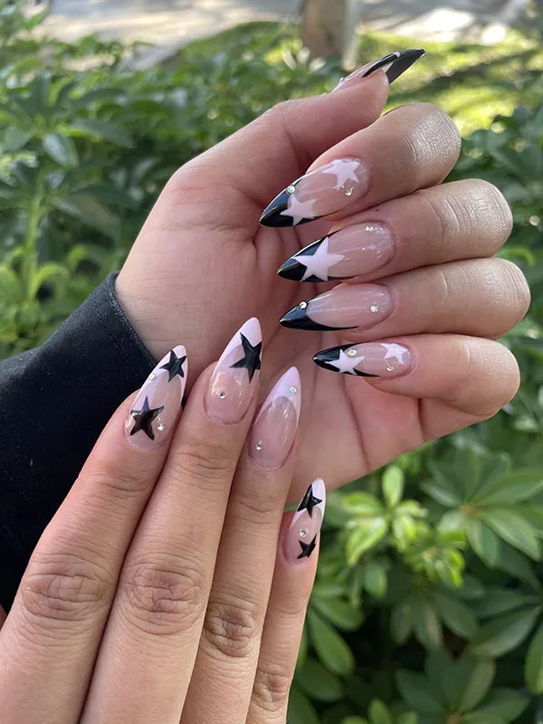 Star nail design 8