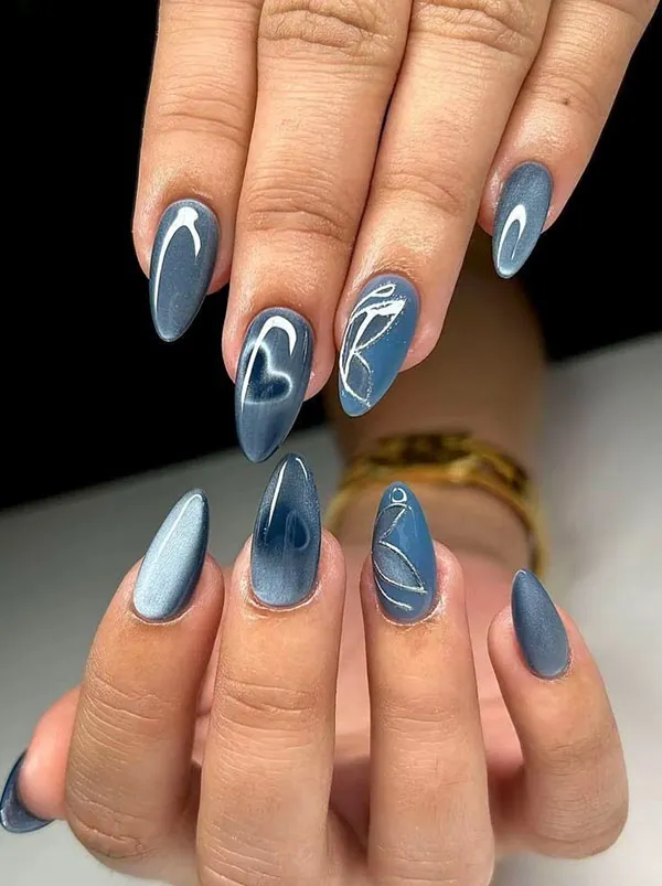 Stylish artificial nails for girls 25