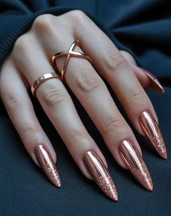 Stylish artificial nails for girls 34