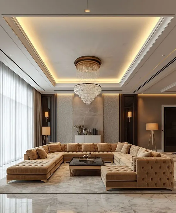 This years new luxury living room ceiling designs 11