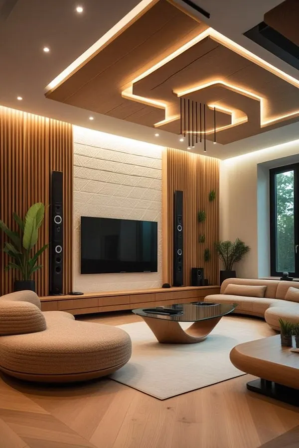 This years new luxury living room ceiling designs 27