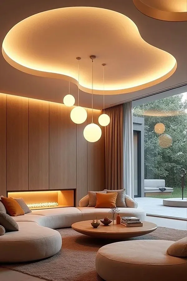This years new luxury living room ceiling designs 3