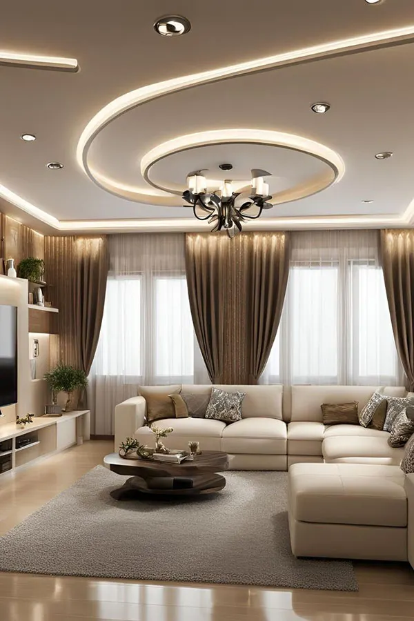 This years new luxury living room ceiling designs 30