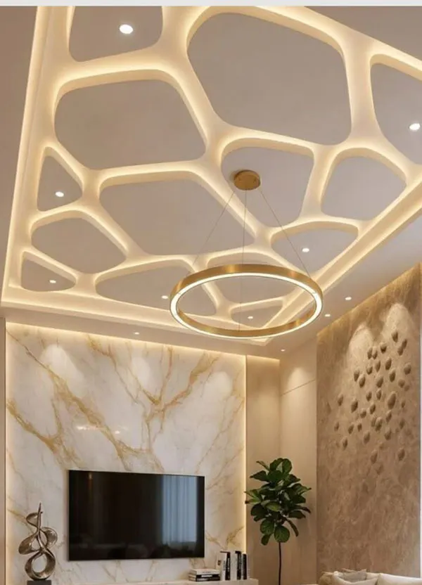 This years new luxury living room ceiling designs 4
