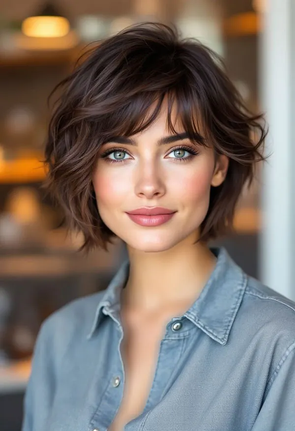 Trendy short hairstyle 16