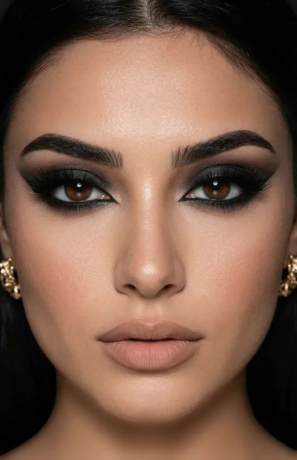 Types of facial makeup 14