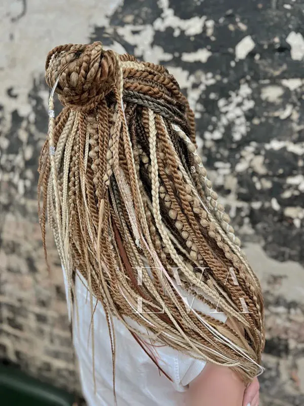 Types of hair braiding with hair extensions 30