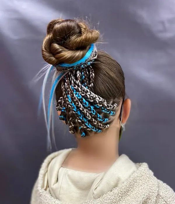 Types of hair braiding with hair extensions 4