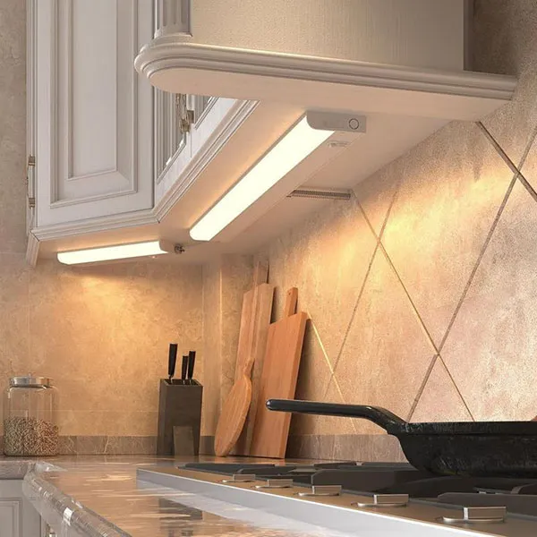 32 ایده لاین نوری زیر کابینت که ظاهر آشپزخانه را متحول میکند! 21 Under cabinet linear light 18
