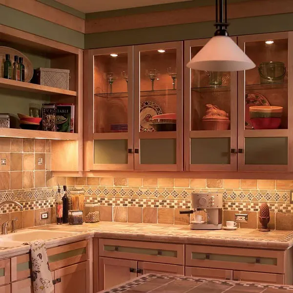 32 ایده لاین نوری زیر کابینت که ظاهر آشپزخانه را متحول میکند! 24 Under cabinet linear light 22