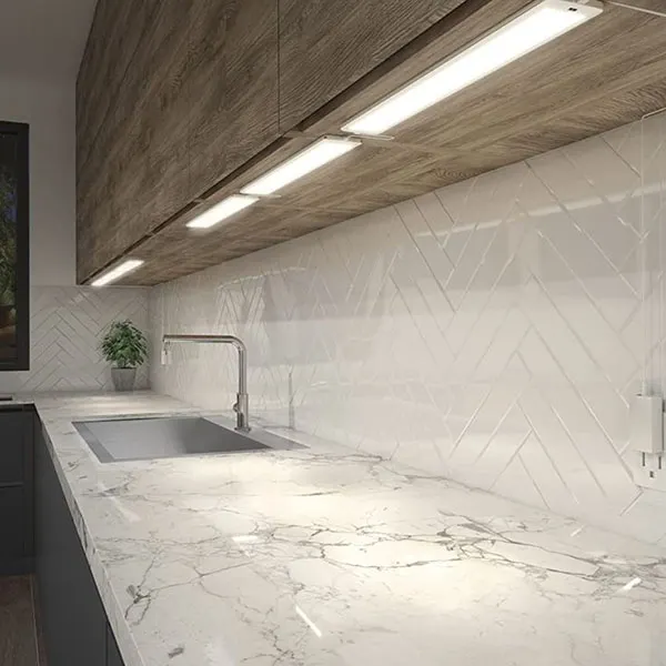 32 ایده لاین نوری زیر کابینت که ظاهر آشپزخانه را متحول میکند! 33 Under cabinet linear light 29
