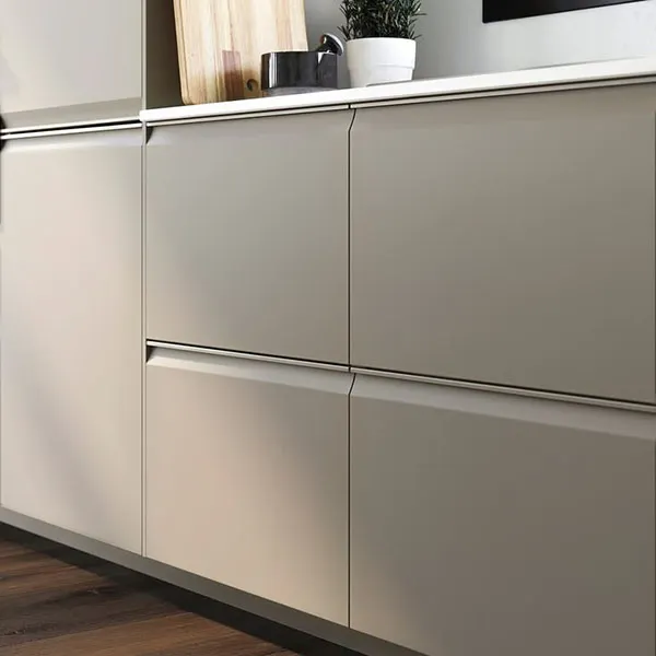 30 مدل کابینت وکیوم آشپزخانه؛ ایدههایی برای یک آشپزخانه شیک و ماندگار! 21 Vacuum pressed cabinets 17