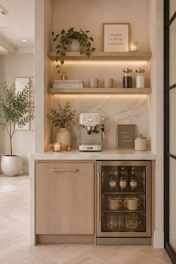 White and Nescafe colored cabinets 3