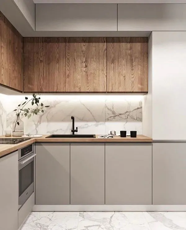 White and Nescafe colored cabinets 30