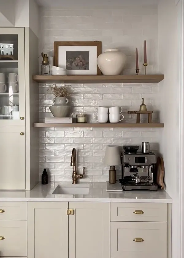 White and Nescafe colored cabinets 32