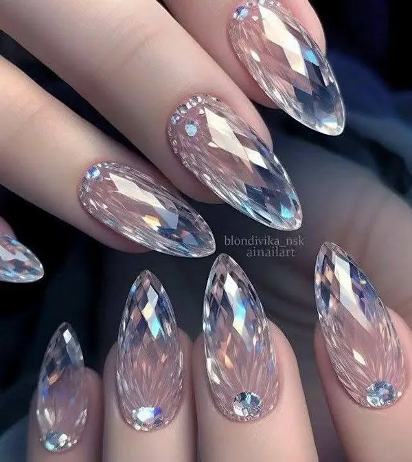 Artificial glass nails 20