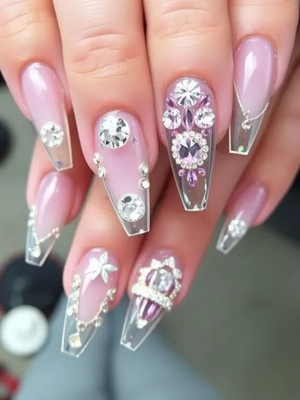 Artificial glass nails 3