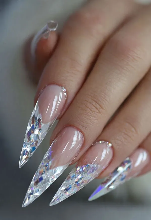 Artificial glass nails 4