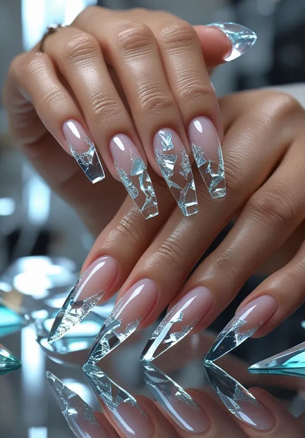 Artificial glass nails 7