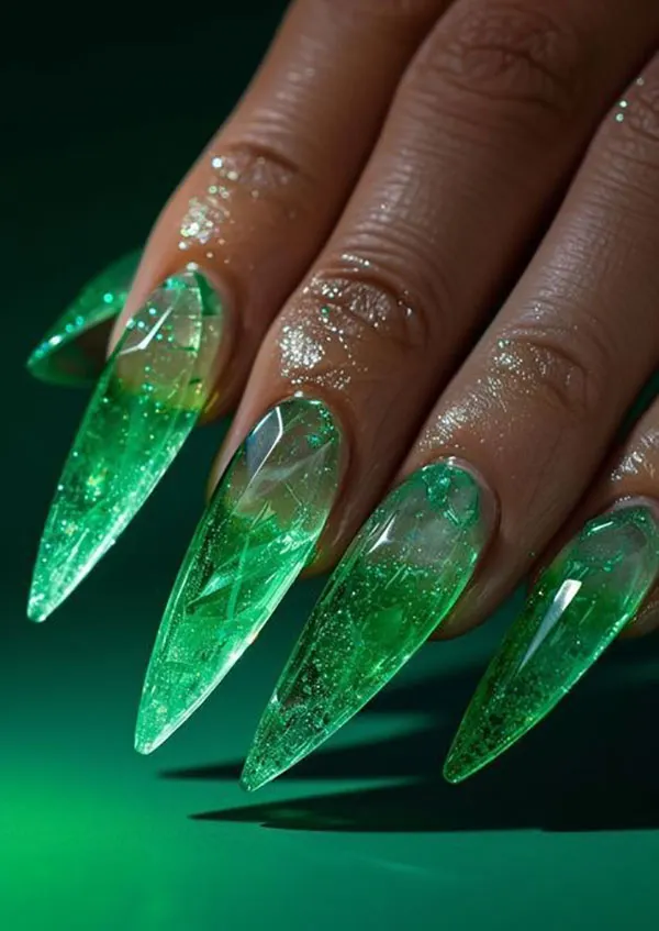 Artificial glass nails 8