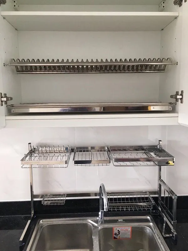 Cabinet dish rack 10