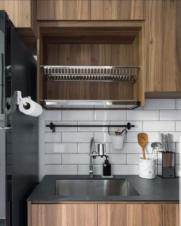 Cabinet dish rack 12