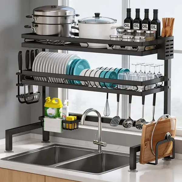 Cabinet dish rack 13