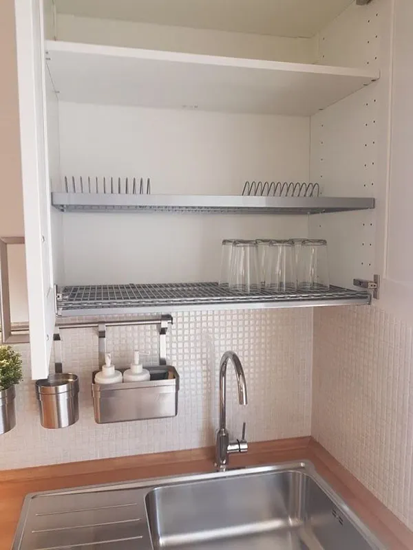 Cabinet dish rack 14