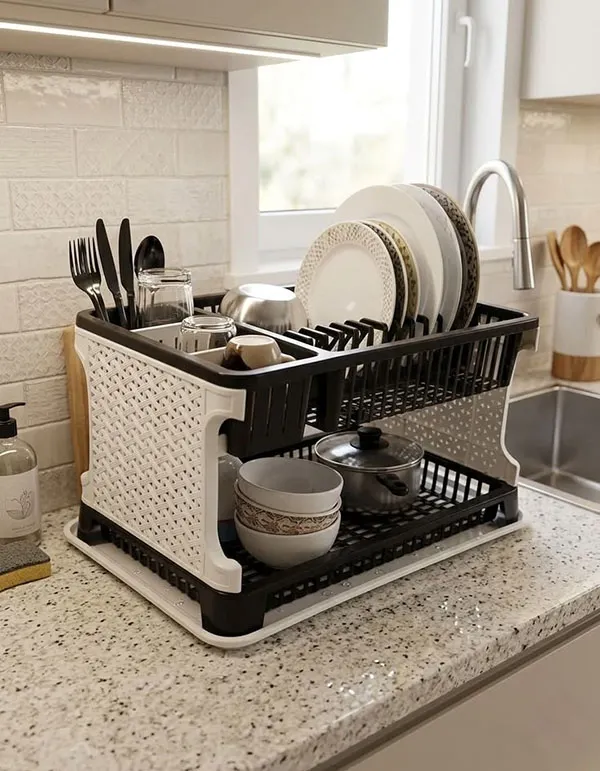 Cabinet dish rack 16