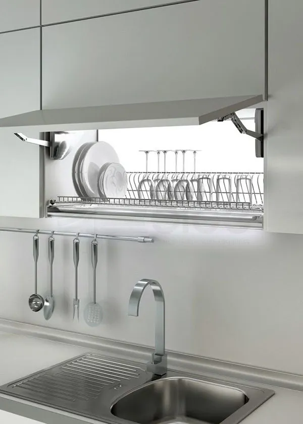 Cabinet dish rack 17