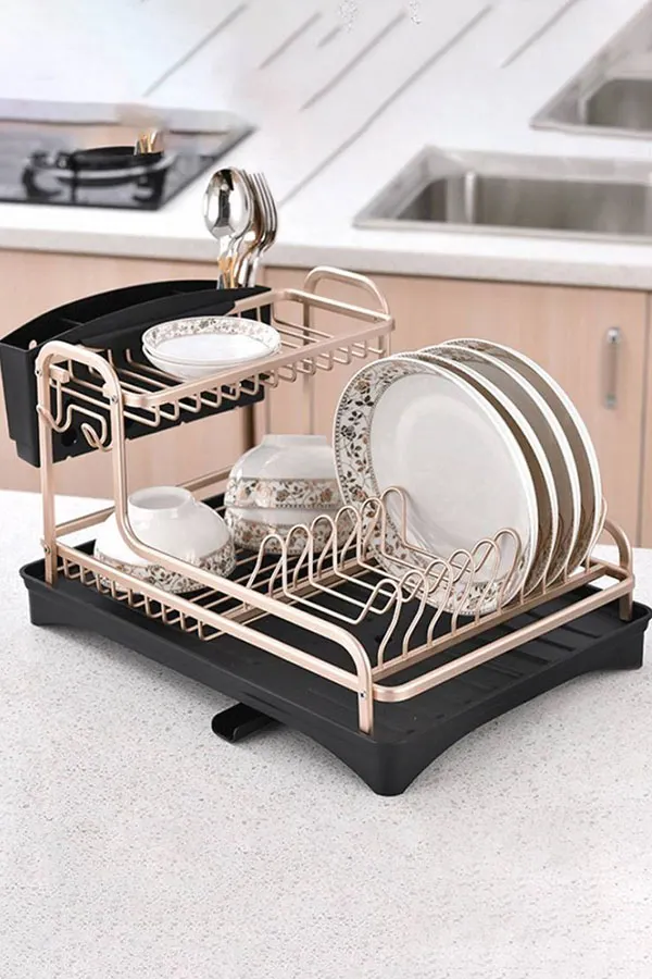 Cabinet dish rack 19