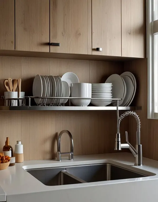 Cabinet dish rack 2
