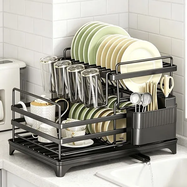 Cabinet dish rack 22
