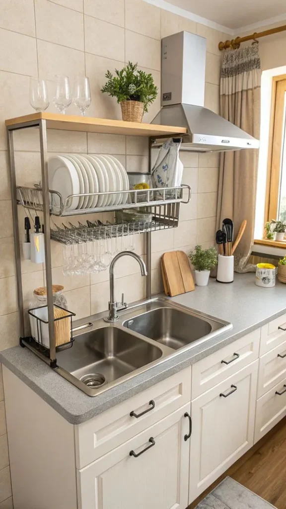 Cabinet dish rack 24